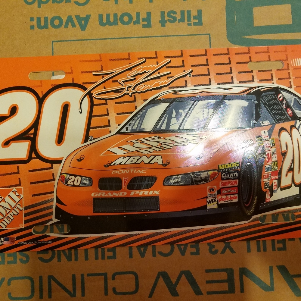 Nascar Tony Stewart  license plate - Picture 2 of 4